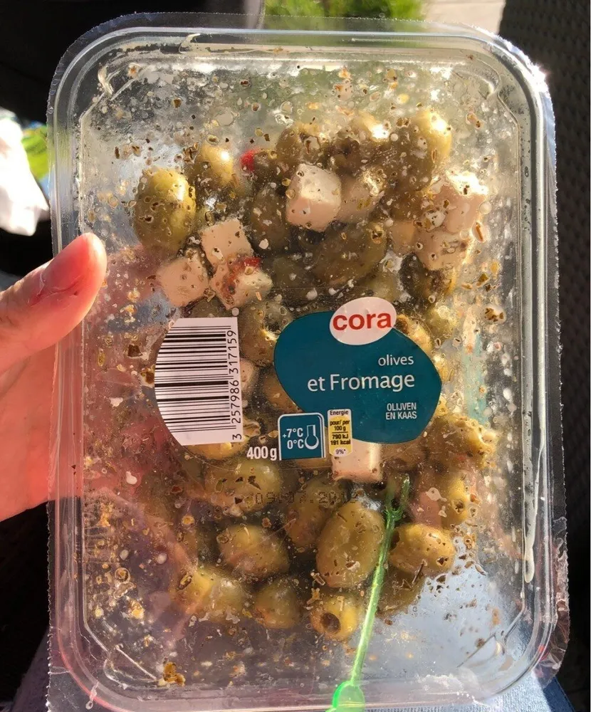 Olives et fromage