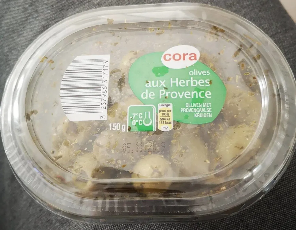 Olives aux herbes de Provence