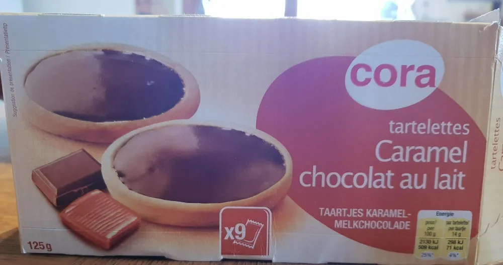 Tartelettes caramel chocolat au lait