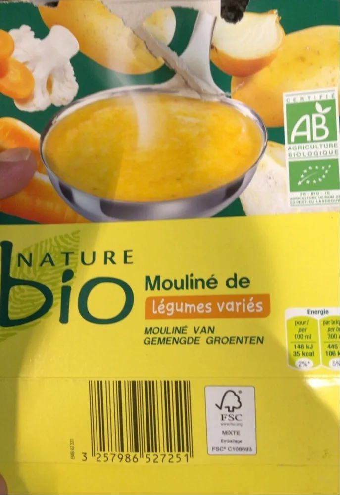 Mouline de legumes bio