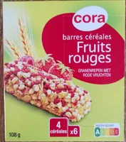 Barre céréales fruit rouge