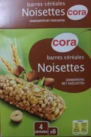 Barres céréales noisettes
