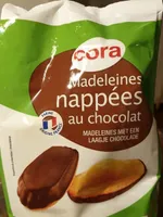 Madeleine nappée au chocolat