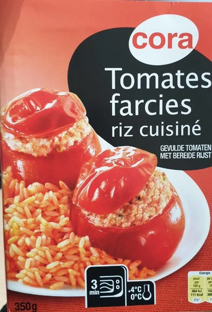 Tomates farcies riz cuisiné