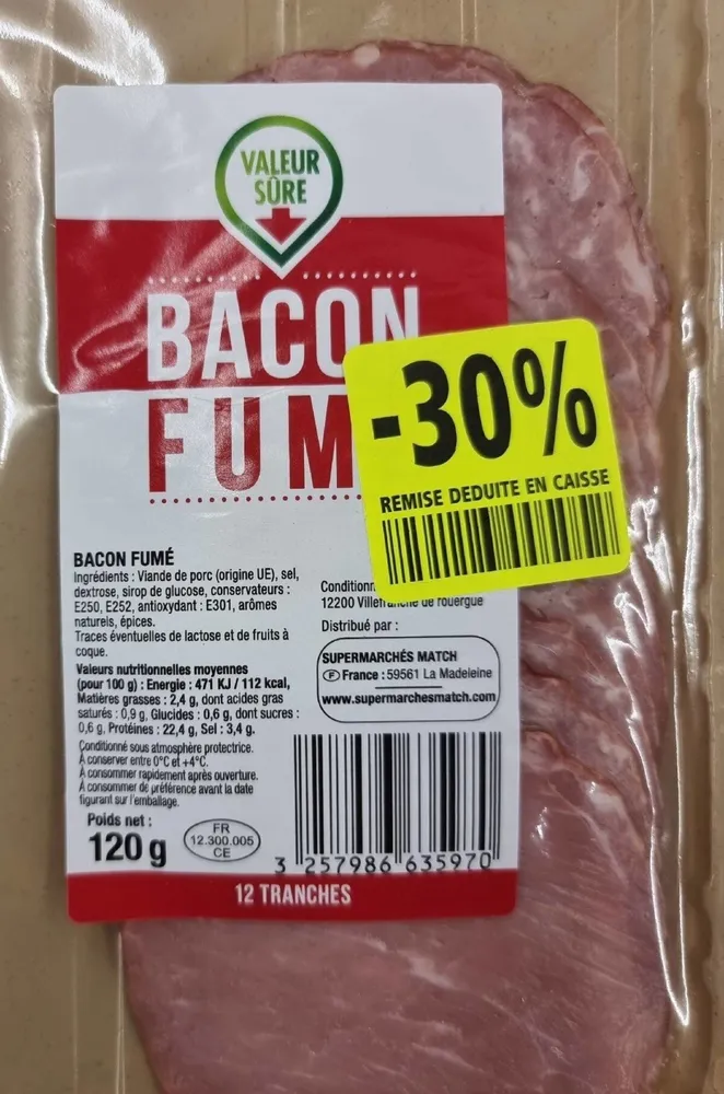 Bacon fumé