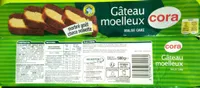 Gâteau moelleux, marbré goût choco noisette