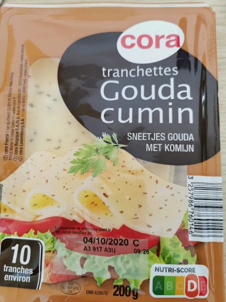 Tranchettes Gouda cumin