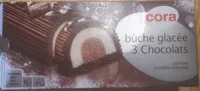 Bûche glacée 3 chocolats
