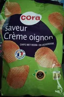 Chips saveur crème oignon
