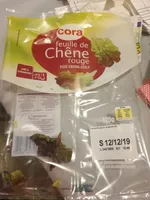 Feuille de chêne  rouge