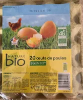 Oeufs de poules plein air Bio