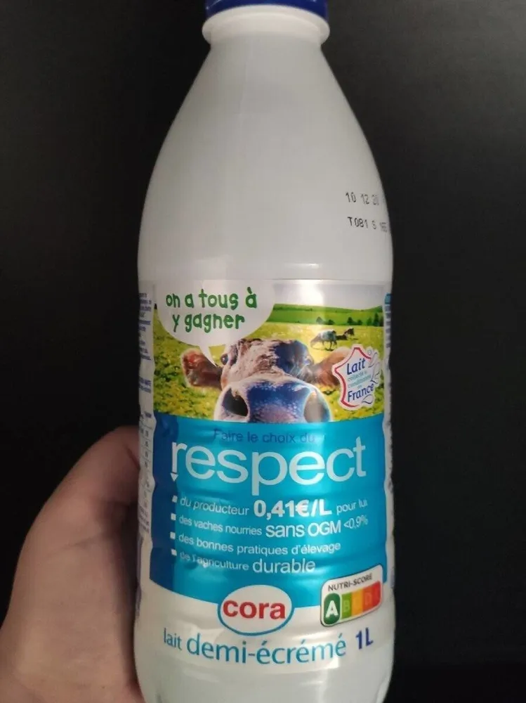 lait demi écrémé