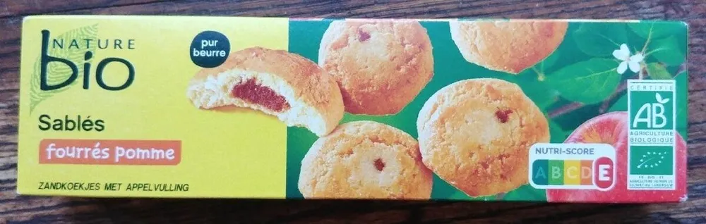 Sablés fourrés pomme