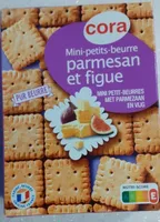 Mini petits beurre parmesan  et figue