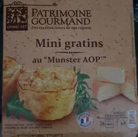 Mini gratins au Munster AOP