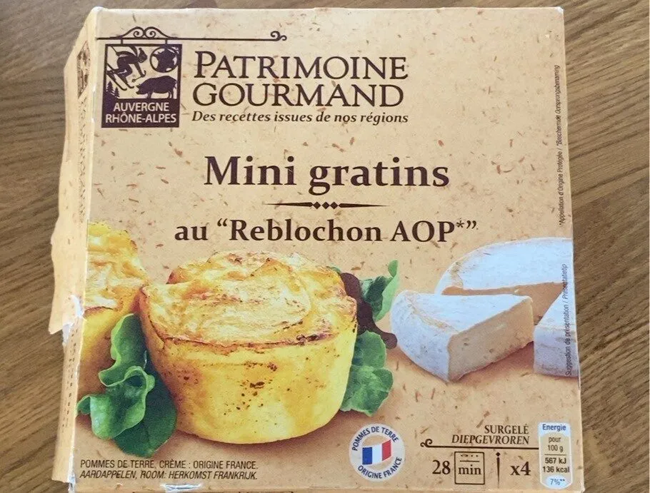 Mini gratin reblochon AOP