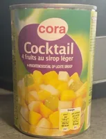 Cocktail 4 fruits au sirop léger