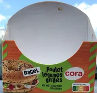 Bagel poulet légumes grillés