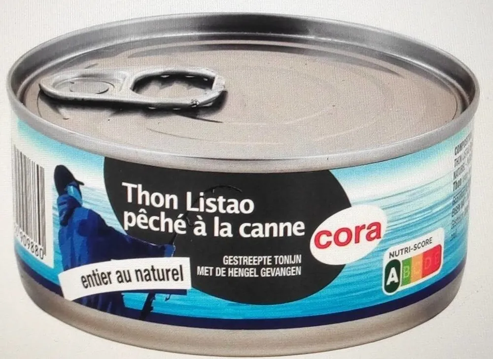 Thon Listao pêché a la canne