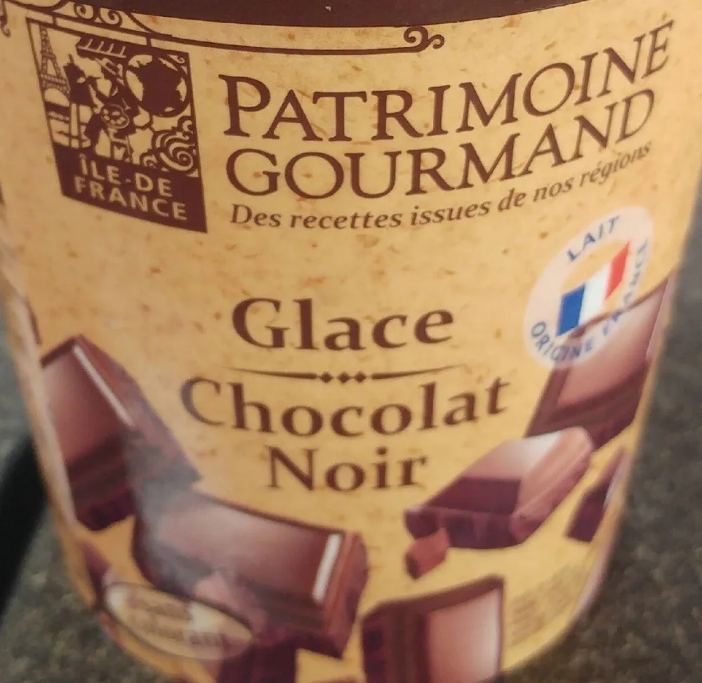 Glace chocolat noir