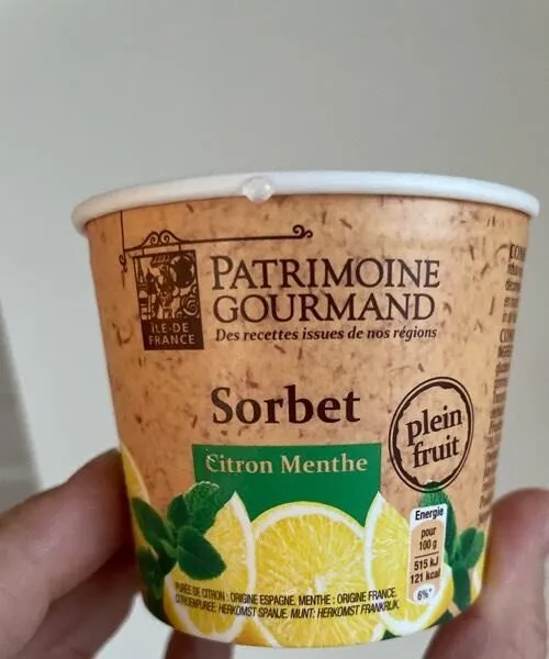 Sorbet Citron Menthe