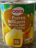 Poires Williams au sirop léger
