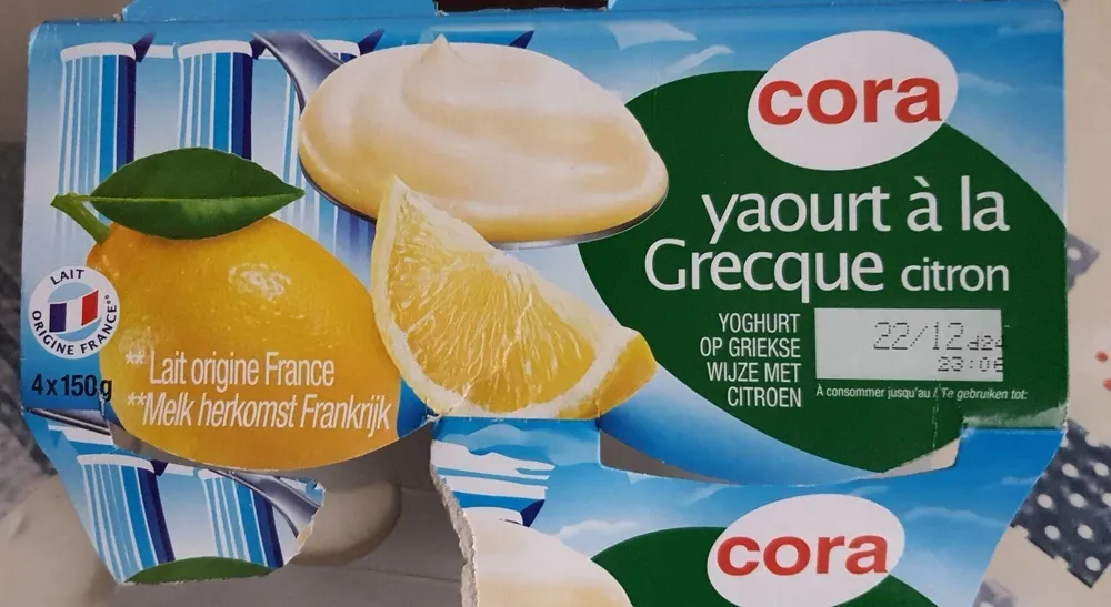 Yaourt à la grecque citron