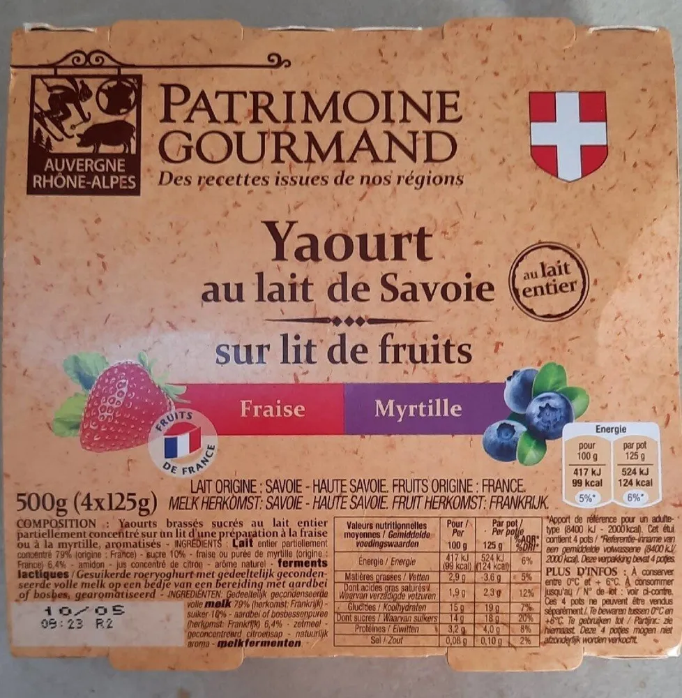 Yaourt au lait de Savoie