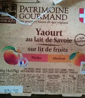 Yaourt au lait de Savoie pêche abricot