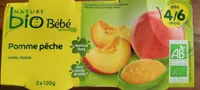 Compote pomme pêche