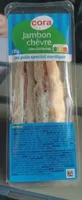 Jambon chèvre au pain spécial nordique