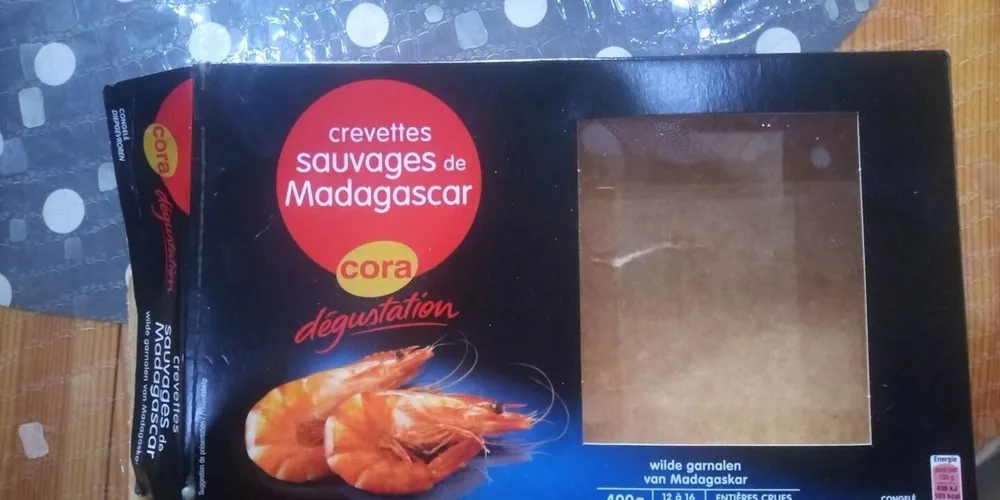 Crevettes sauvage de Madagascar