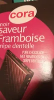 Noir saveur framboise crêpe dentelle