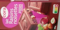 lait raisins noisettes