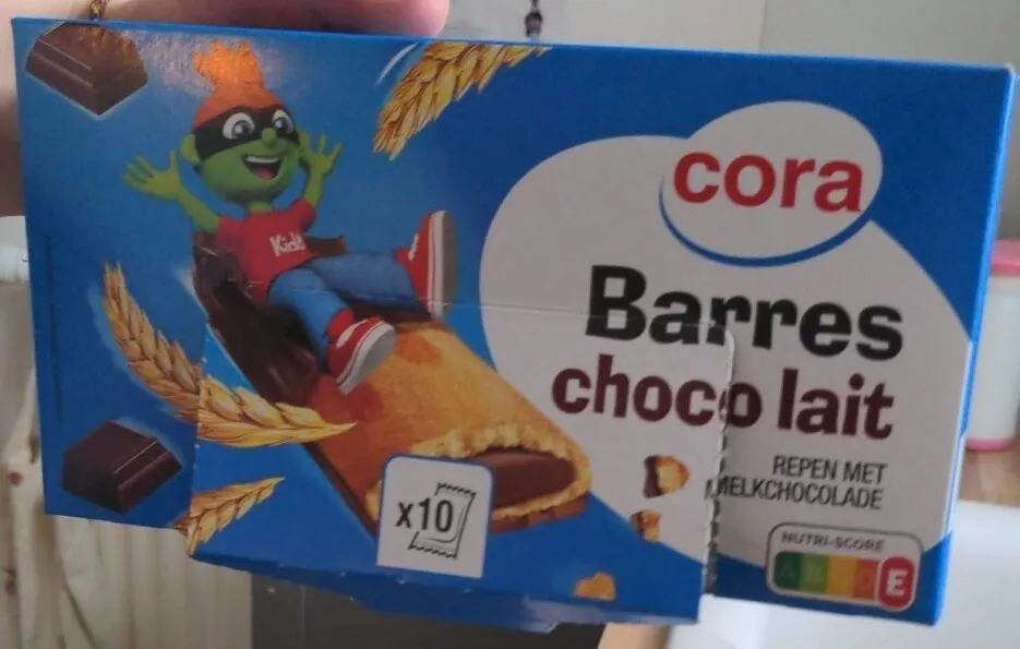 Barres choco lait