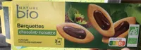 Barquettes chocolat-noisette