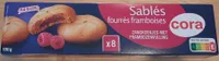 Sablés fourrés framboises