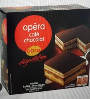 Opéra dessert chocolat café