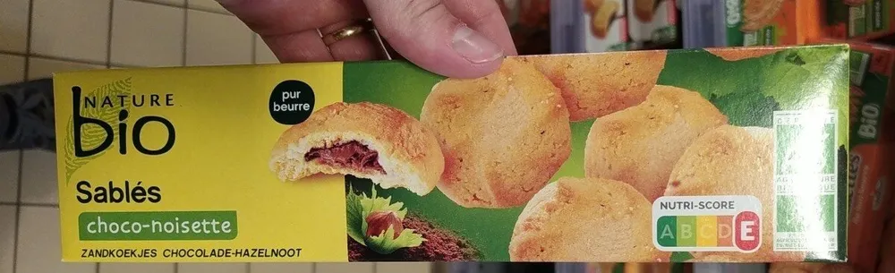 Sablés bio chocolat noisettes