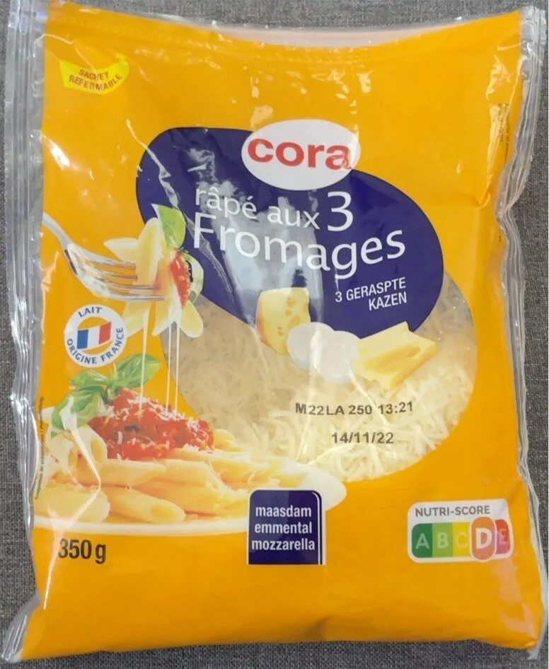 Râpé aux 3 fromages