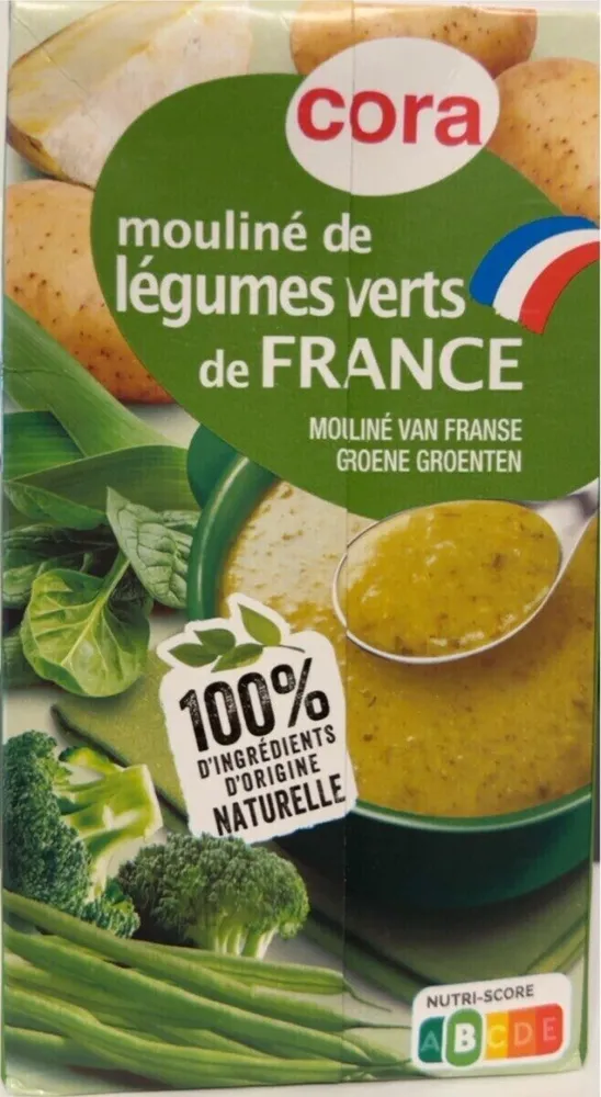 Mouliné de légumes verts de France