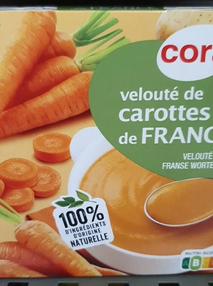 Velouté de carottes de France