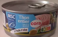 Thon entier à l'huile d'olive
