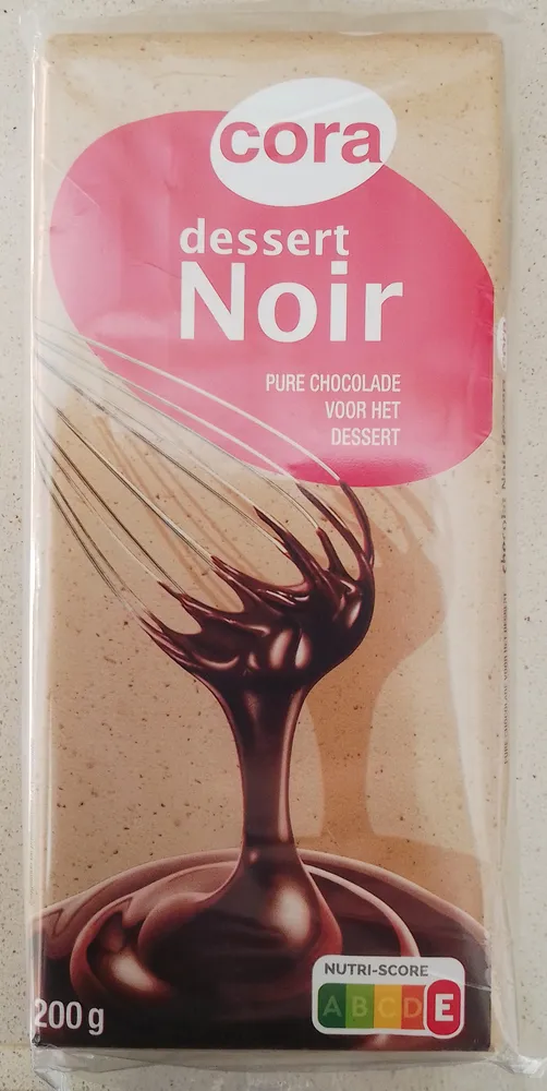 Chocolat noir dessert