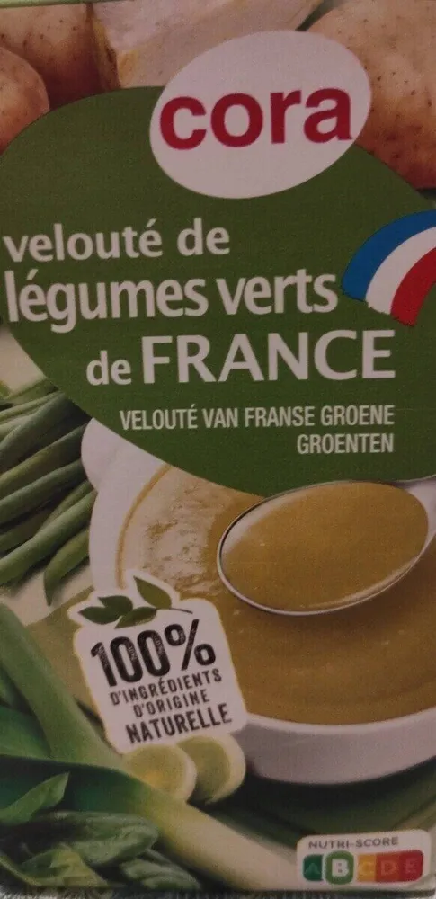 Velouté de légumes verts de France