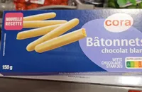 Bâtonnets chocolat blanc