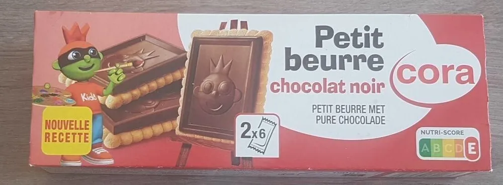 Petit beurre chocolat noir