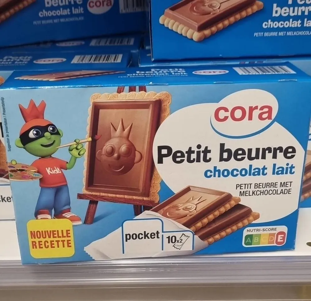 Petit Beurre Cora Choco lait