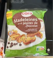 Madeleines pépites de chocolat