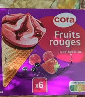 Glace aux fruits rouge - Cora